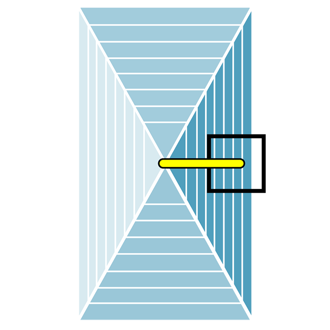 Rectangular 1:2